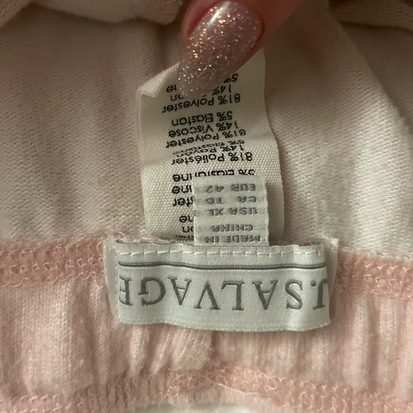 PJ Sal age peach party star bralette and shorts size xl - Picture 4 of 5